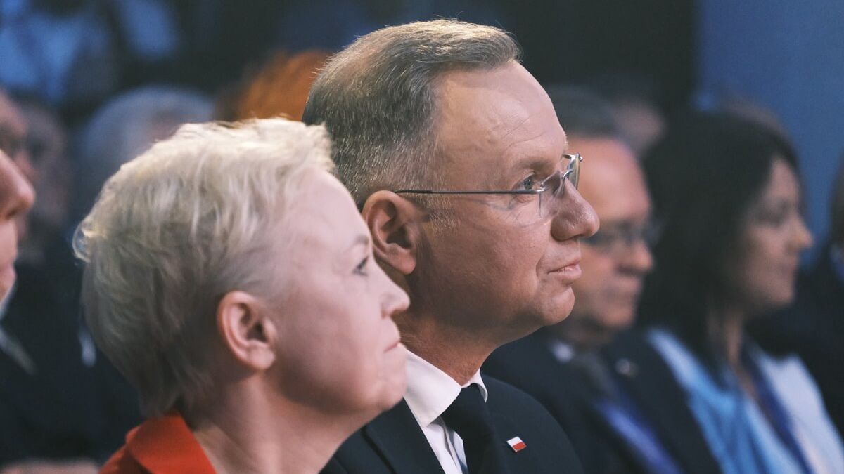Prezydent Andrzej Duda i ambasador do spraw Inicjatywy Trójmorza Beata Daszyńska–Muzyczka