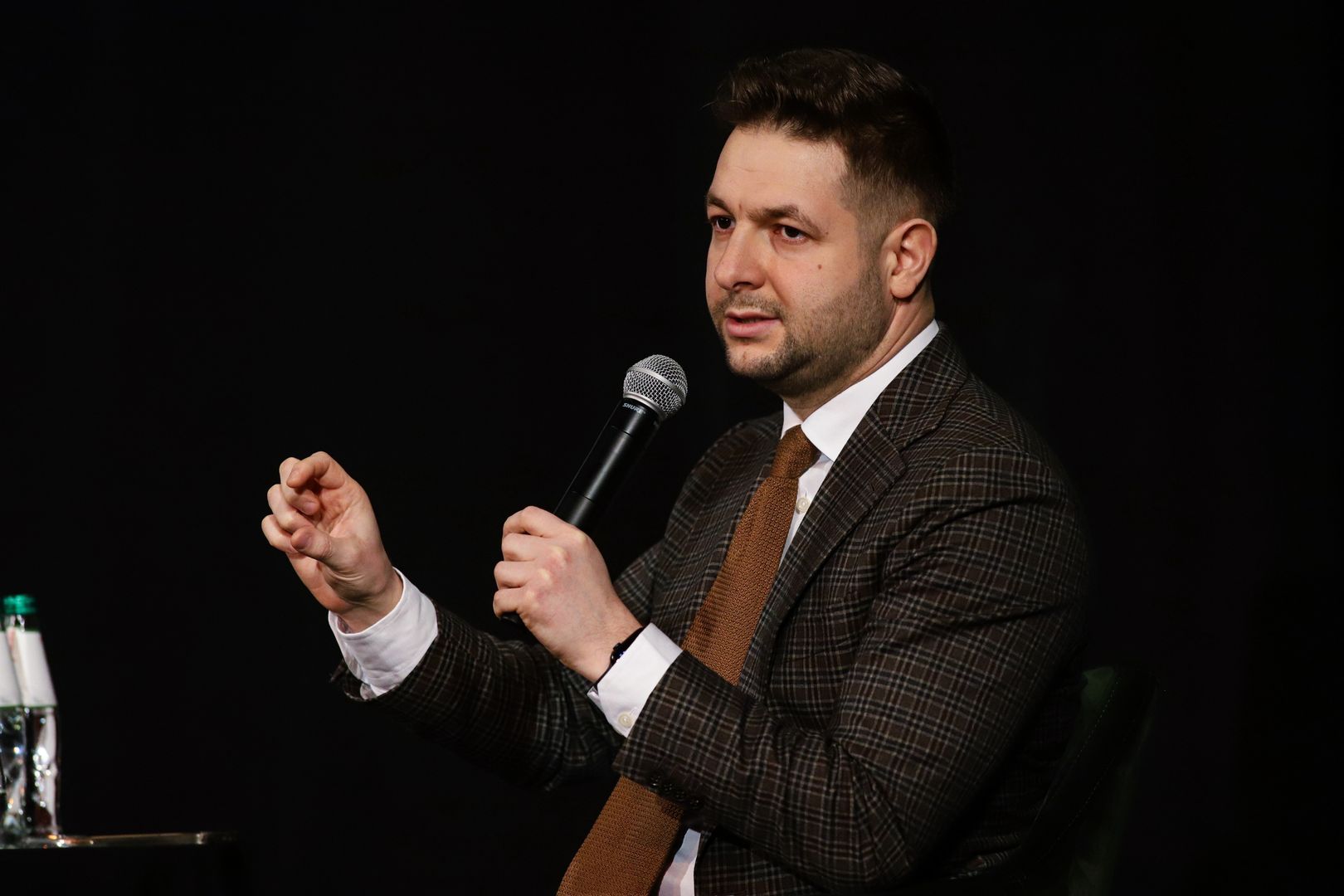 Patryk Jaki
Racib�rz, 26.03.2023. Europose� Patryk Jaki podczas spotkania z mieszka�cami, 26 bm. w Raciborzu. (sko) PAP/Zbigniew Meissner
Zbigniew Meissner
polityk, polityka, solidarna polska, spotkanie, wizyta