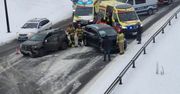 Lublin: po wypadku zablokowana al. Tysiąclecia. Na miejscu pracują służby