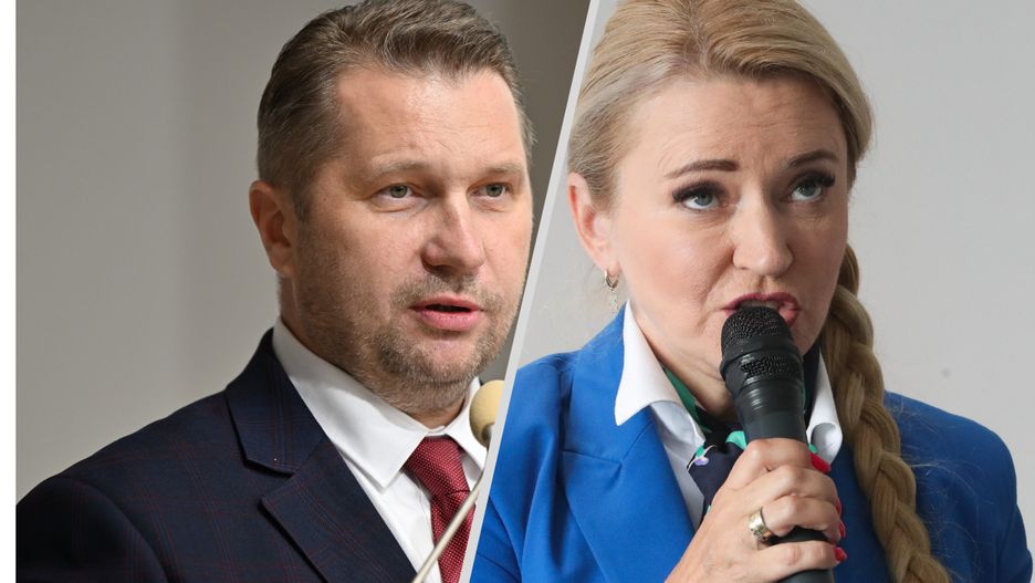 Przemysław Czarnek i Marta Wcisło