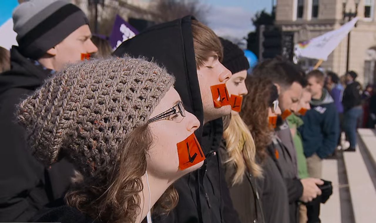 Jedna z aborcyjnych demonstracji w USA