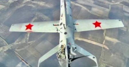 Dziwny dron nad Ukrainą. Dostrzegli go w locie