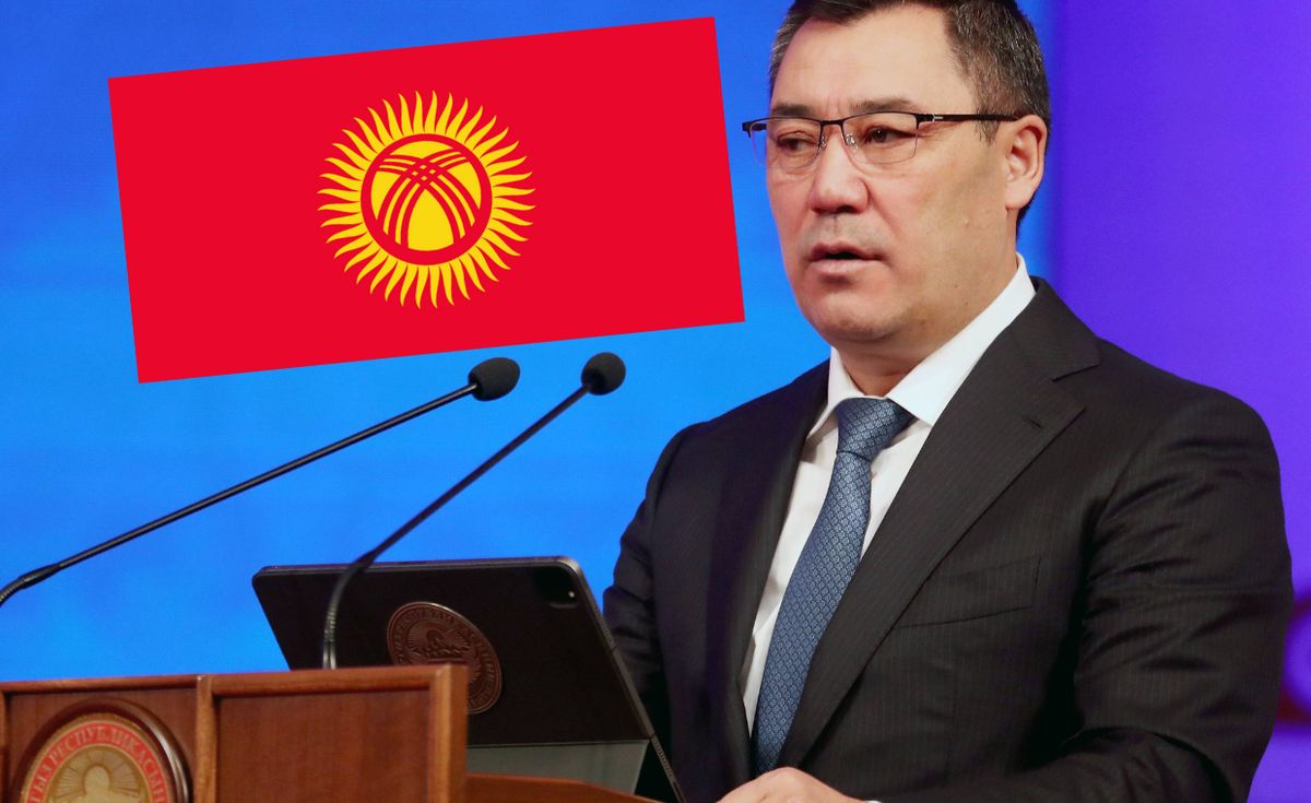 Sadyr Dżaparow zmienił flagę Kirgistanu