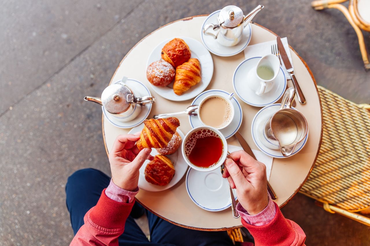 Eating a croissant in a Parisian establishment is a must when visiting this city.