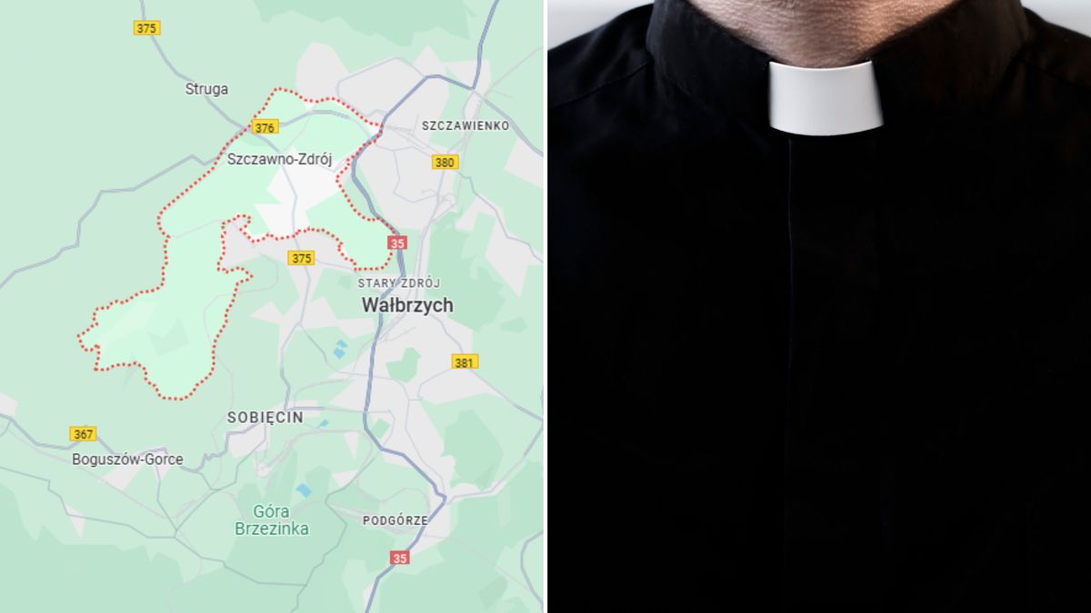 Ksiądz wywołał aferę w Szczawnie-Zdroju.