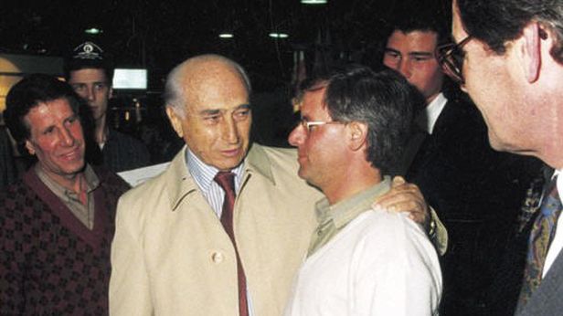 Juan Manuel Fangio i Horacio Pagani (fot. autodrome.fr)