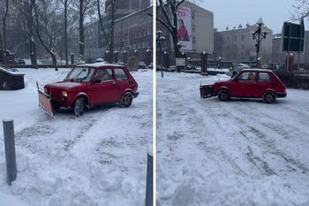 Ksiądz wskoczył do "malucha". Niesie się nagranie ze Śląska
