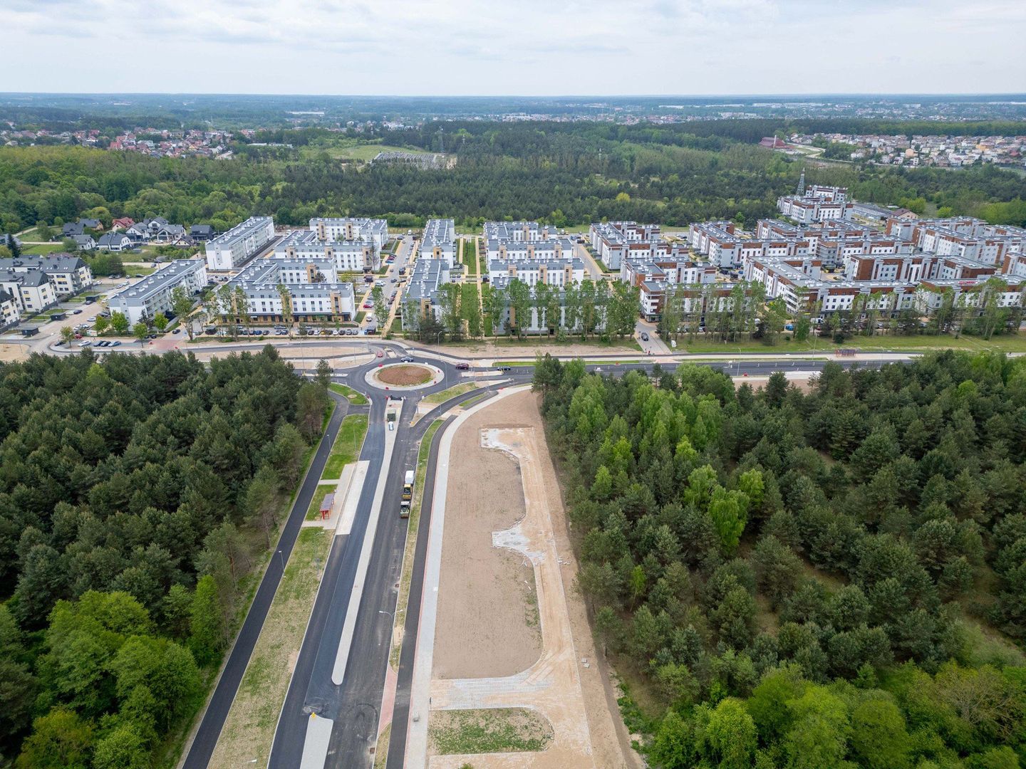 Tak prezentuje się ulica, która połączy 42. Pułku Piechoty i ul. Wołkowa