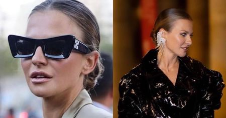 Wystylizowana NIE DO POZNANIA Anna Lewandowska zdobywa pierwsze rzędy pokazu Isabel Marant na paryskim Fashion Weeku (FOTO)