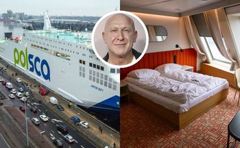 Zobaczył wnętrze promu Jantar Unity. "Nic do siebie nie pasuje"