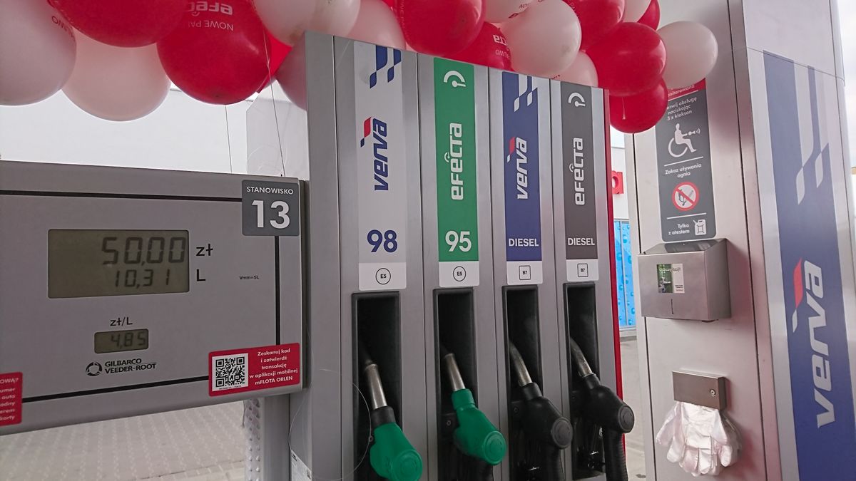 Od 11 kwietnia 2018 roku na Orlenie nie będzie można już kupić benzyny EuroSuper 95 i oleju napędowego Ekodiesel Ultra