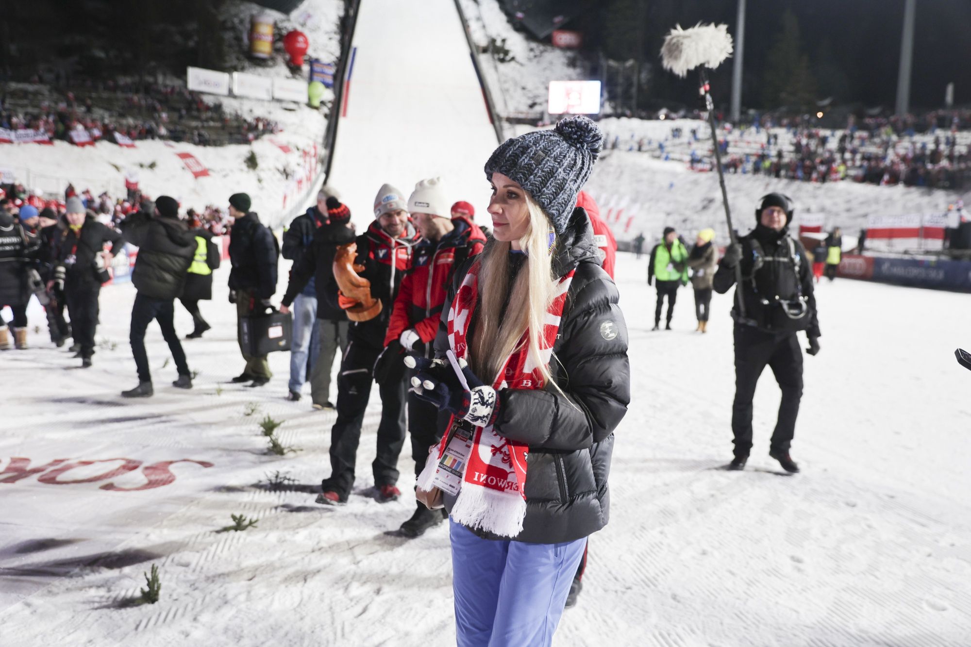 Konkurs Drużynowy w Zakopanem. Ewa Bilan-Stoch dzielnie wspierała męża