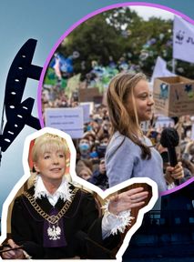 Greta Thunberg removed from protest. She received a fine just hours before