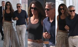 Odstawieni Amal i George Clooney opuszczają Wenecję. 17 LAT MŁODSZA ukochana postawiła na spódnicę za niemal 9 TYSIĘCY (ZDJĘCIA)