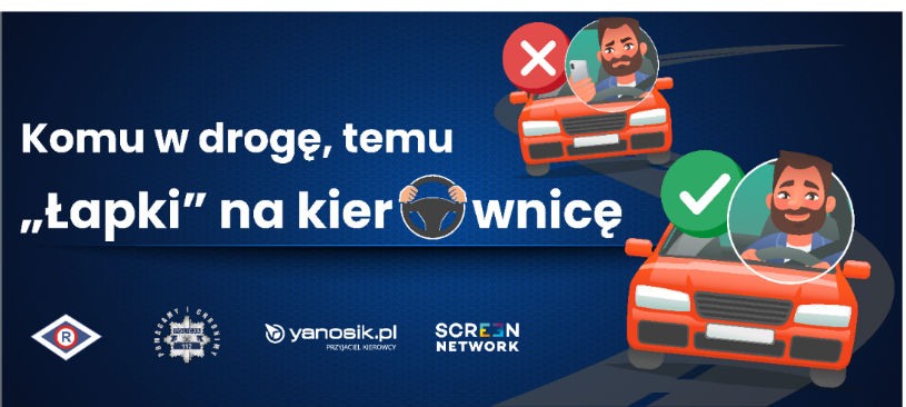 Łapki na kierownicę - kolejna edycja akcji