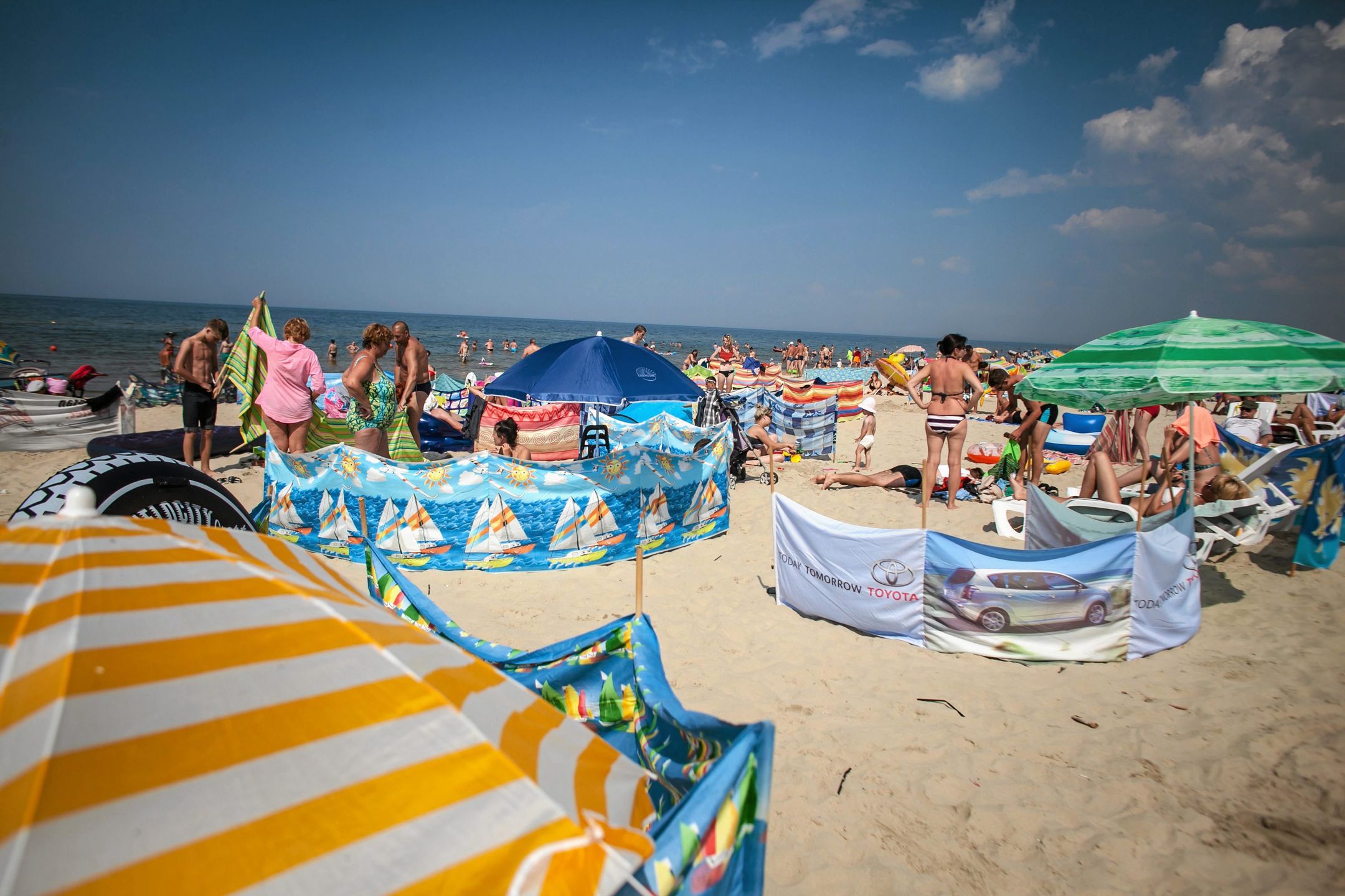plaża, krynica morska