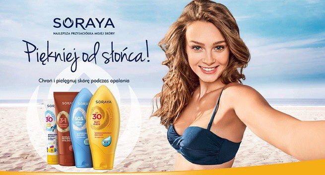 „Piękniej od słońca!” - Soraya reklamuje kosmetyki do opalania