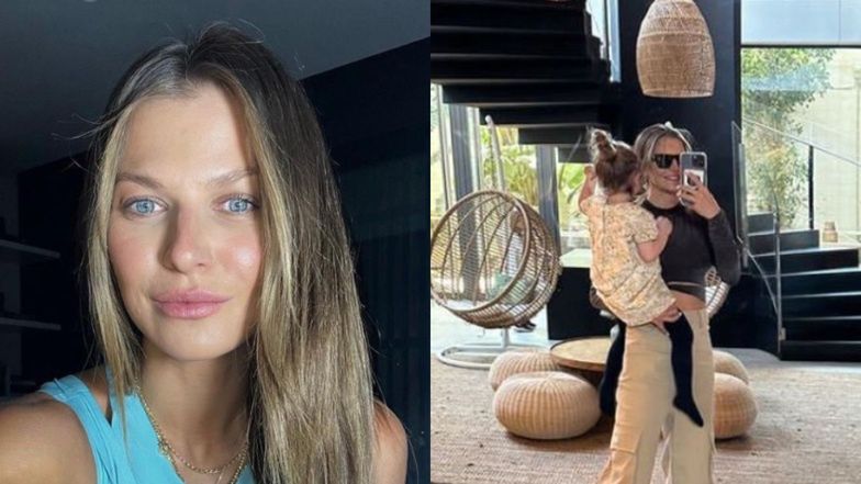 Anna Lewandowska pokazała salon, a w nim czarne, kręte schody do "nieba" 