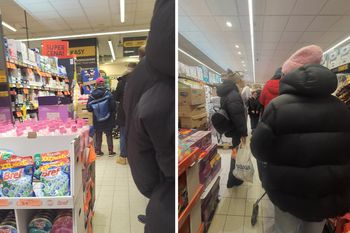 Była godz. 14.30. Takich scen w Biedronce się nie spodziewał