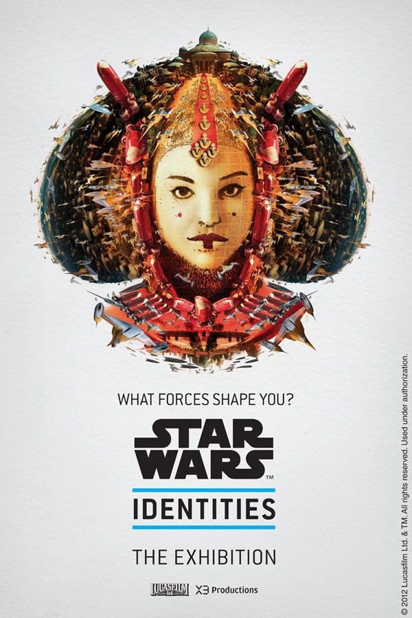 Plakat promujący wystawę Star Wars Identities