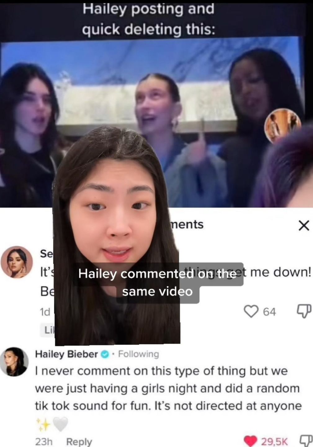 Tik Tokerka tłumaczy "dramę" pomiędzy Seleną Gomez a Hailey Bieber
