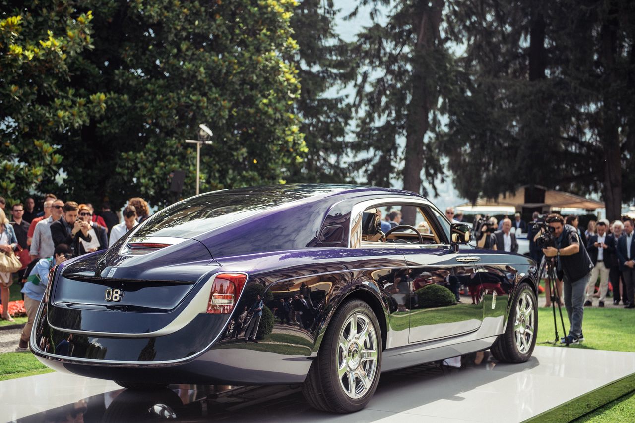 Rolls-Royce Sweptail - tył ma przypominać łódź motorową.