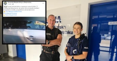 Przypadkowo zatrzasnęła drzwi. W aucie została 1,5-miesięczna córka