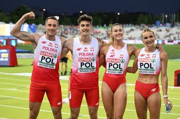 Rekord Polski sztafety z udziałem Maksymiliana Szweda z AZS Łódź