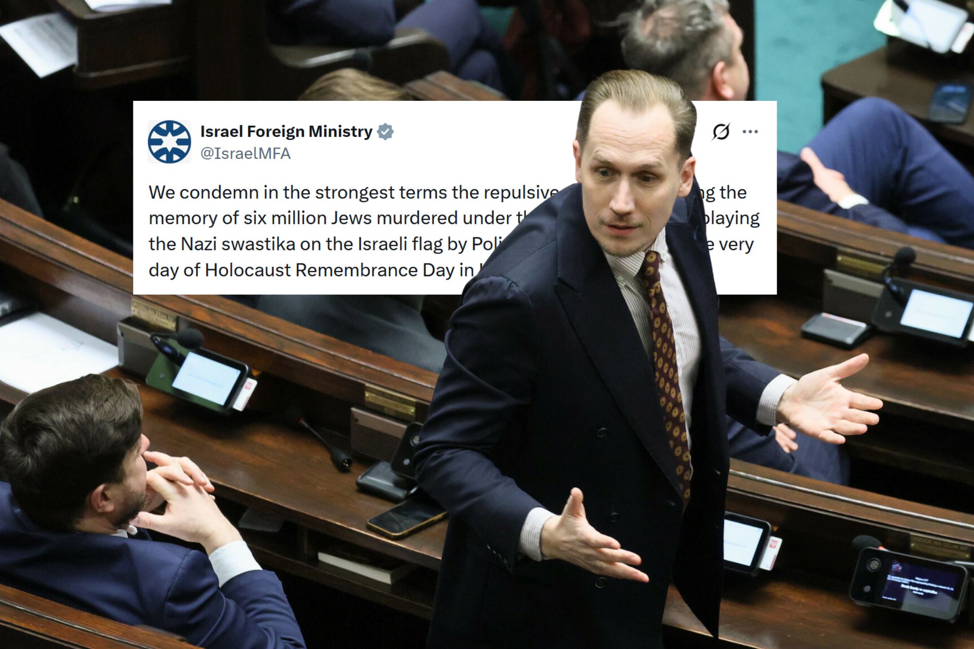 Skandal z Berkowiczem. MSZ Izraela zabrało głos