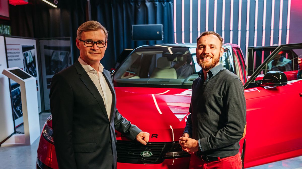Mateusz Żuchowski, Jacek Górski i nowy Range Rover Sport