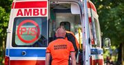 Koszmarny wypadek na "wiślance" pod Żorami. Trzy osoby trafiły do szpitala
