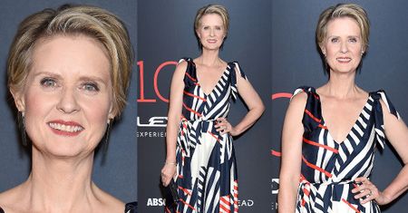 Cynthia Nixon pozdrawia ze ścianki gejowskiego magazynu