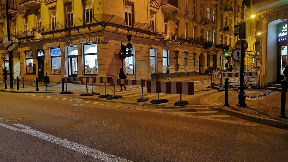 zamknięta ulica wieniawska