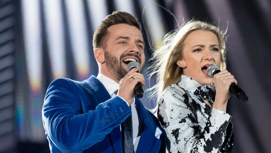 "Sylwester Marzen z Dwójką" 2017 r.: Barbara Kurdej-Szatan i Rafal Szatan