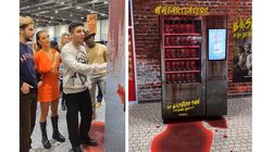 Automat z ludzkimi sercami promuje nowy serial Netflixa