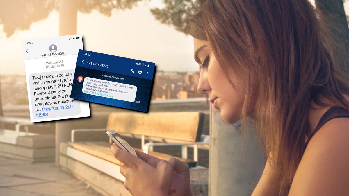 Fałszywe SMS-y o paczce