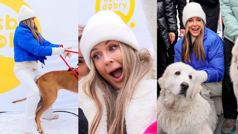 Małgorzata Rozenek w zimowym wydaniu "Dzień Dobry TVN"