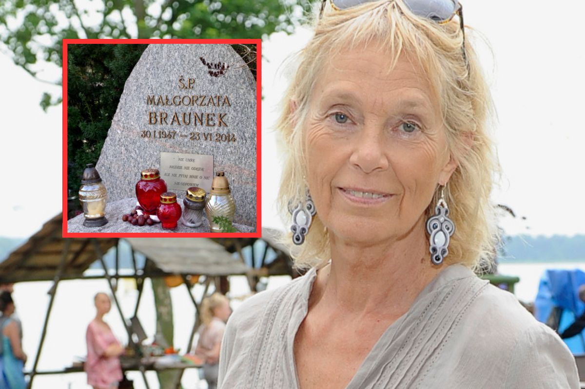 Małgorzata Braunek była buddystką. Taka sentencja widnieje na jej grobie