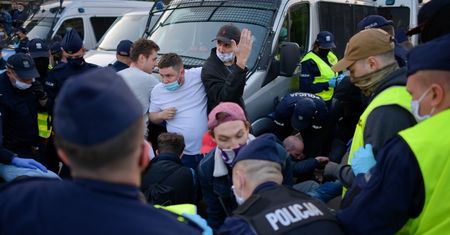 Strajk przedsiębiorców. 62 osoby zostały zatrzymane