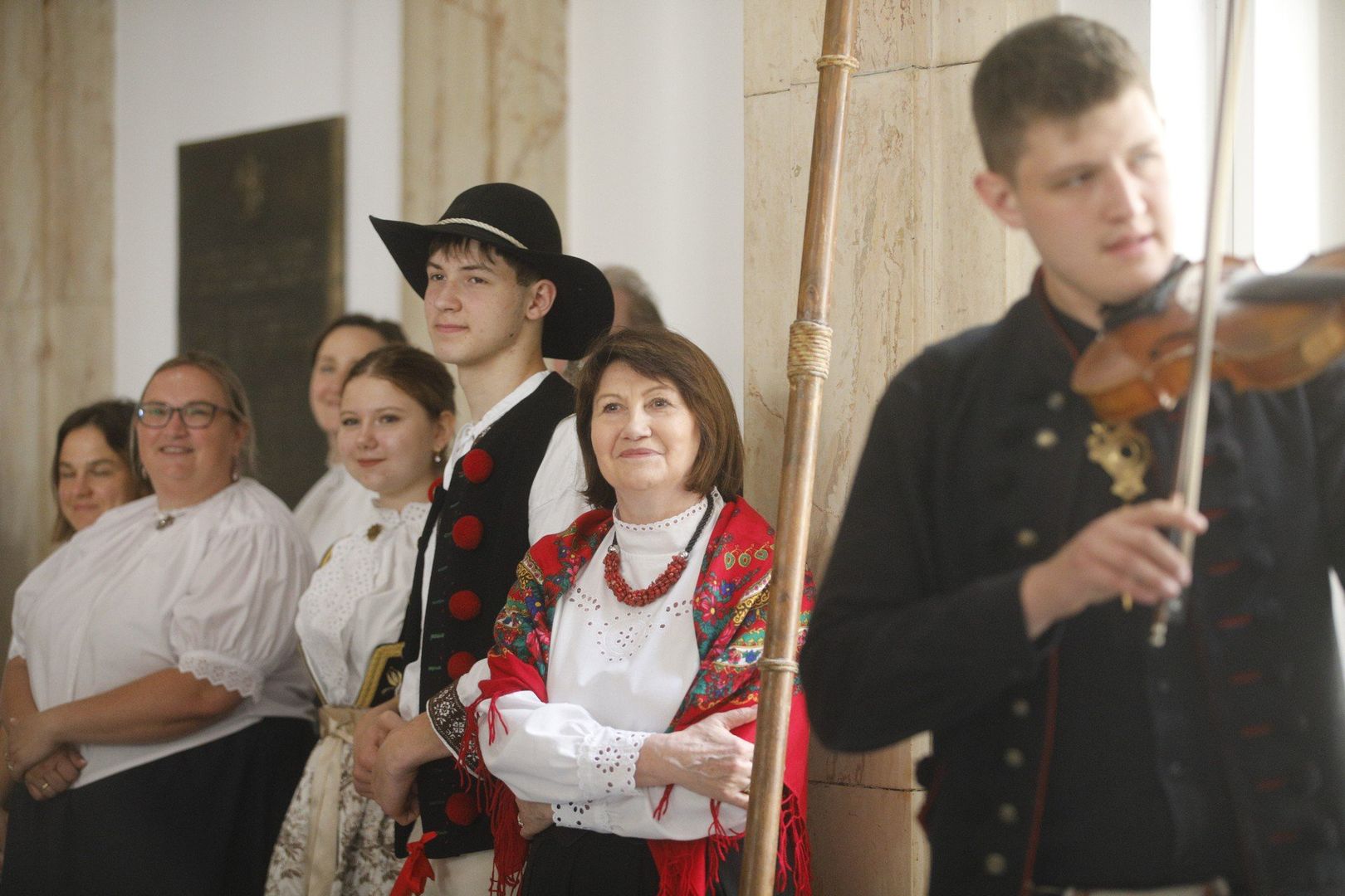 Górali Śląscy, Żywieccy i Babiogórscy promowali dziś w Katowicach tegoroczny Tydzień Kultury Beskidzkiej