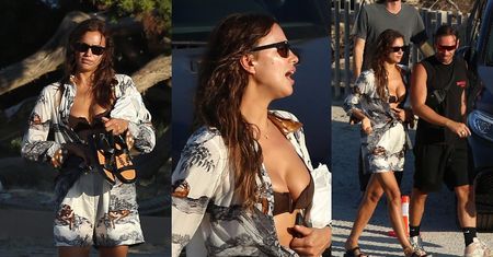 Ponętna Irina Shayk bawi się na Ibizie z przyjacielem Kanye Westa, Riccardo Tisci (ZDJĘCIA)