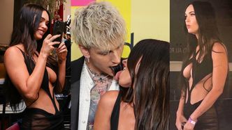 Billboard Music Awards 2021. Megan Fox prezentuje DORODNY BIUST i styka się językiem z Machine Gun Kellym! (ZDJĘCIA)