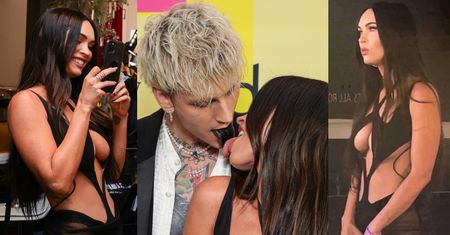 Billboard Music Awards 2021. Megan Fox prezentuje DORODNY BIUST i styka się językiem z Machine Gun Kellym! (ZDJĘCIA)