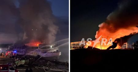 Gigantyczny pożar, wykolejony pociąg. Rosjanie przerażeni