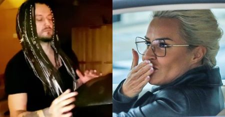 Baron jednak nie poleciał z Blanką na wakacje... Marznie w Polsce i gra na woku