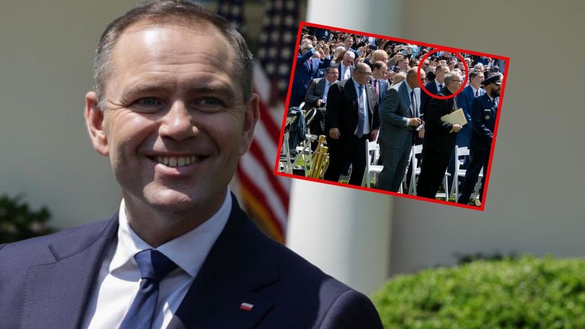 Nawrocki w Białym Domu. Dziennikarz pokazał, gdzie siedział