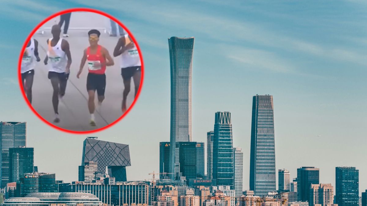 Chiński biegacz zwyciężył w kontrowersyjnych okolicznościach półmaraton w Pekinie