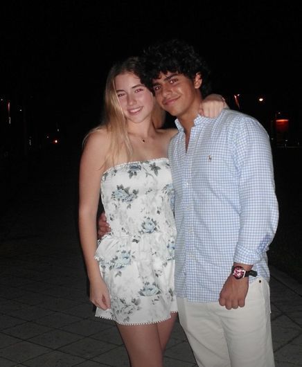 Helena Rubik z chłopakiem