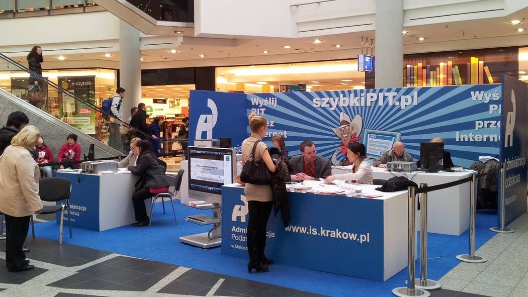 szybki pit w galerii handlowej