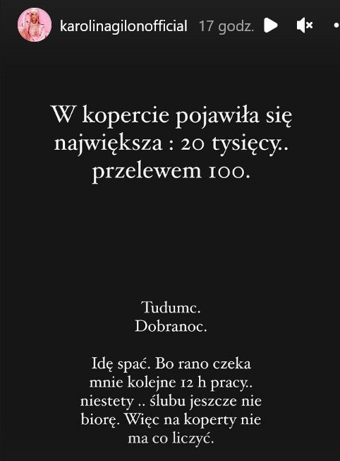 Karolina Gilon karci Karolinę Pisarek